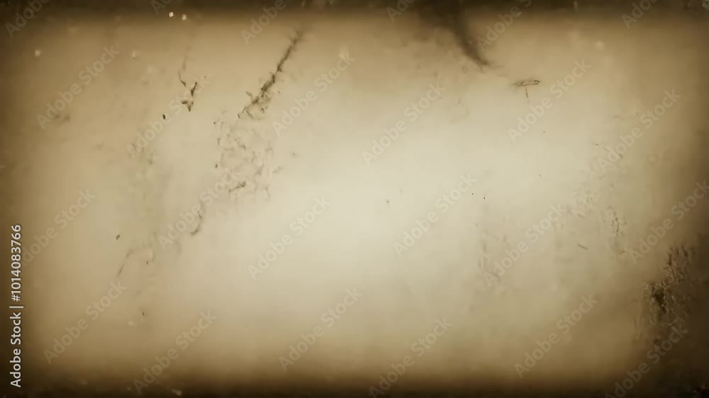 4K animation presents abstract scratched paper texture creatingvisually engaging background floating dust particles evokenostalgic grunge aesthetic black transition spray splatter splash space