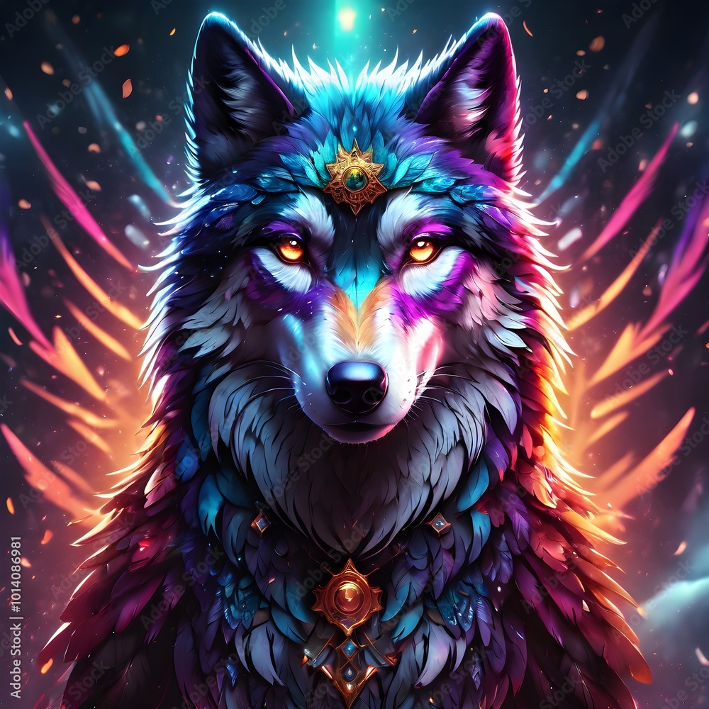 Wolf Nebulosa Galaxy Design Image Wolf Nebulosa Galaxy Design Image