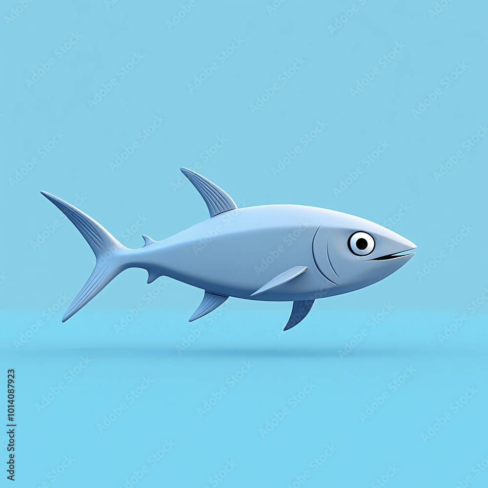 3D Pelagic Fish Icon: Marine and Open Water Creature Illustration Logo 3D Pelagic Fish Icon: Marine and Open Water Creature Illustration Logo