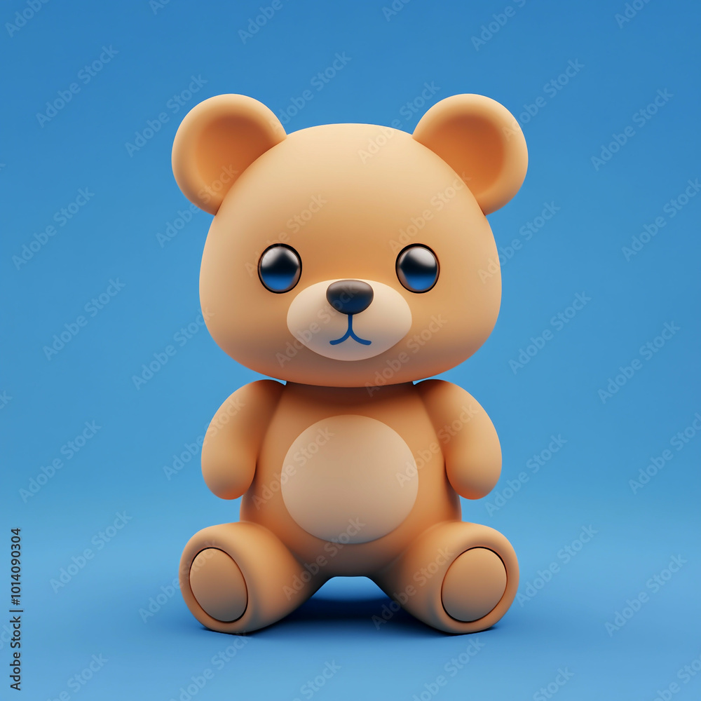 3D Teddy Bear Icon: Classic and Cuddly Toy Illustration Logo 3D Teddy Bear Icon: Classic and Cuddly Toy Illustration Logo