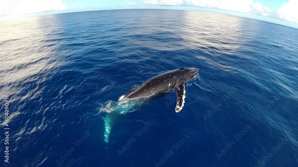 Fototapeta premium whale humpback at Tonga's Vava'u