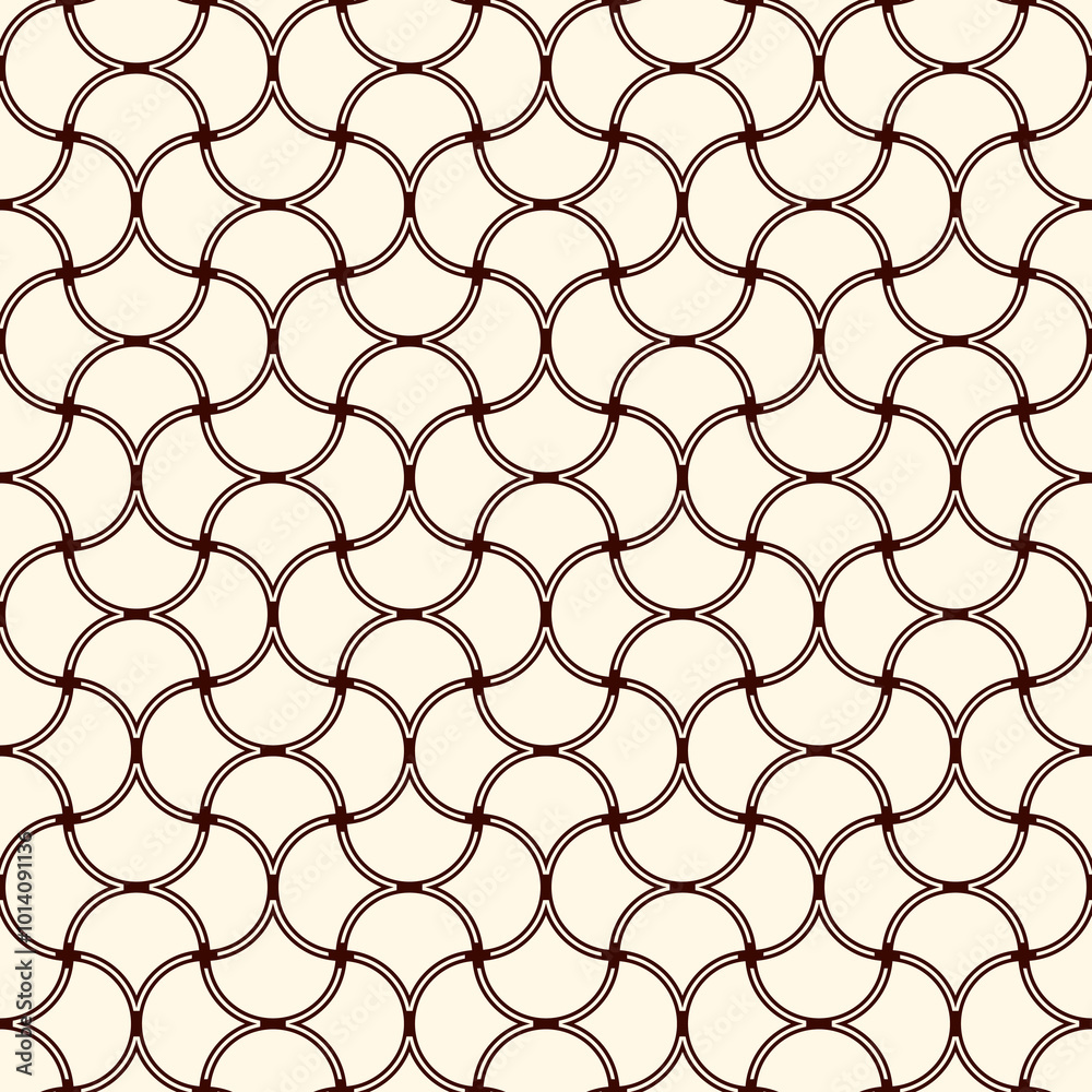 Ogee drop ornament. Repeated maroccan scales mosaic tiles. Scallop shapes motif. Oriental traditional pattern. Arabesque wallpaper. Vector digital paper, textile print. Seamless surface design Ogee drop ornament. Repeated maroccan scales mosaic tiles. Scallop shapes motif. Oriental traditional pattern. Arabesque wallpaper. Vector digital paper, textile print. Seamless surface design