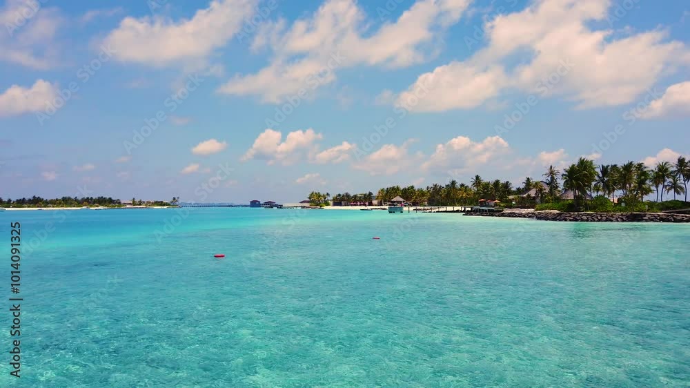Beautiful Maldives turquoise waters a tropical paradise B-roll for travel blogs and videos Beautiful Maldives turquoise waters a tropical paradise B-roll for travel blogs and videos