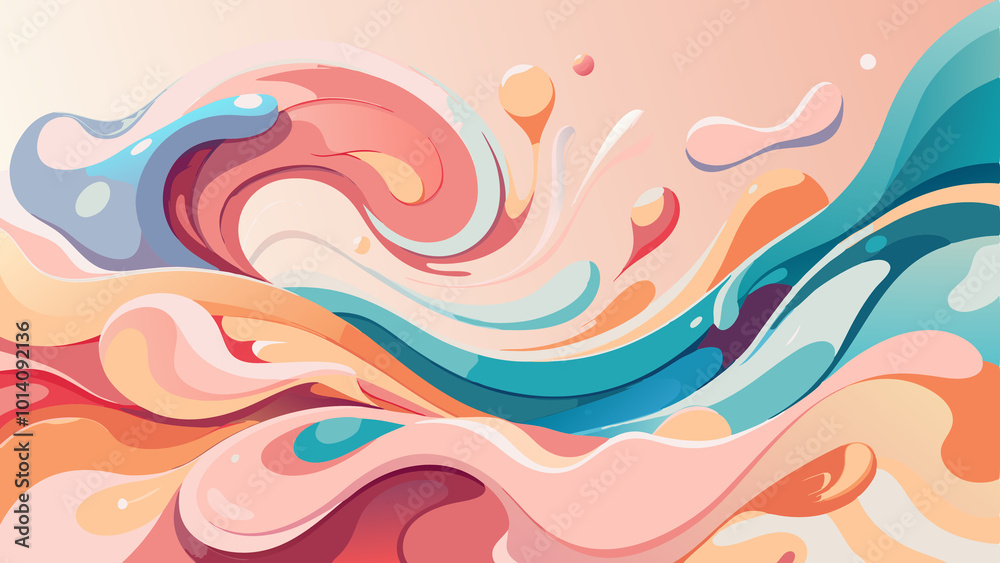 Abstract fluid art Abstract fluid art