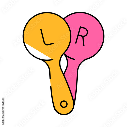 shoulder blades ophthalmology line icon vector. shoulder blades ophthalmology sign. isolated symbol illustration