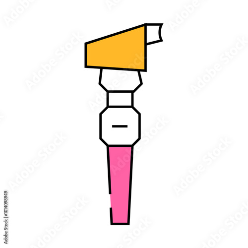 retinoscope ophthalmology line icon vector. retinoscope ophthalmology sign. isolated symbol illustration