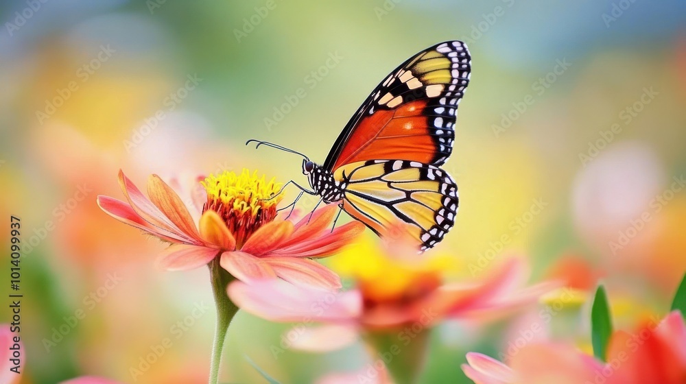 Butterfly on Flower Butterfly on Flower