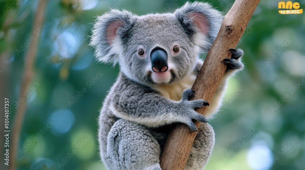 Obraz premium Cute Koala Bear in a Tree