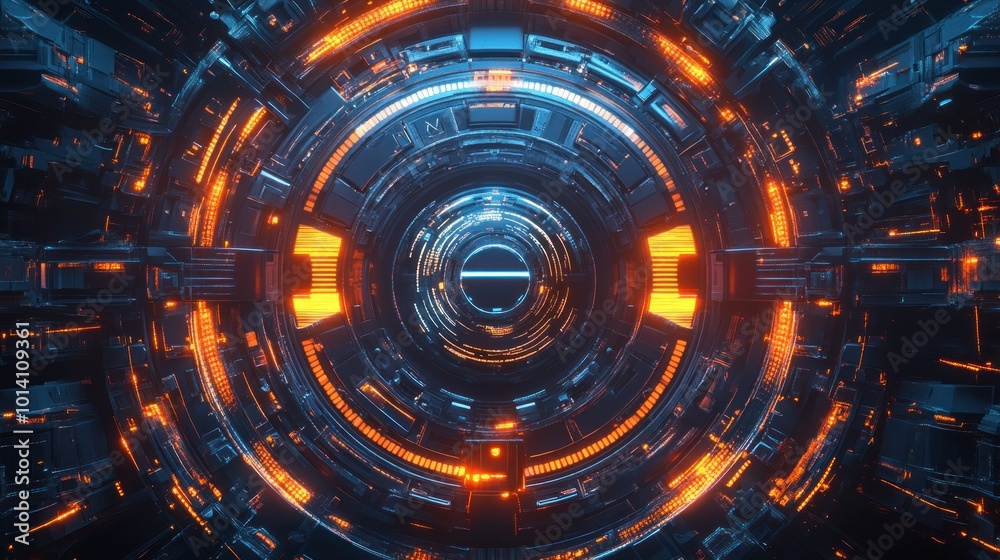 Futuristic Technology Abstract