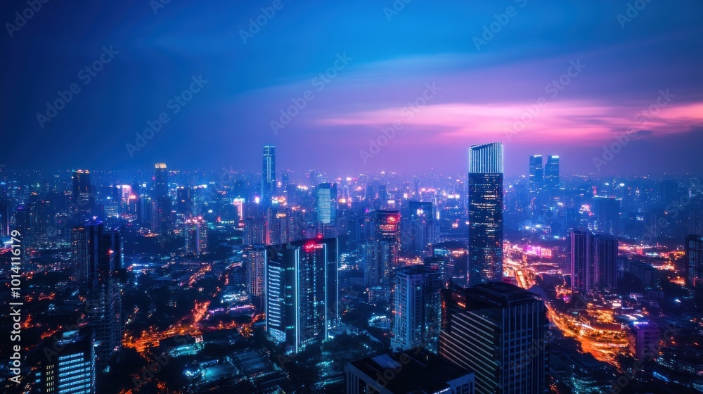 Cityscape at Twilight Cityscape at Twilight