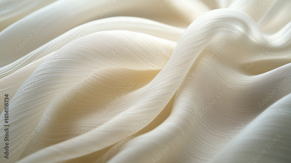 Ivory Fabric with Subtle Texture Flowing Soft and Luxurious Ivory Fabric with Subtle Texture Flowing Soft and Luxurious