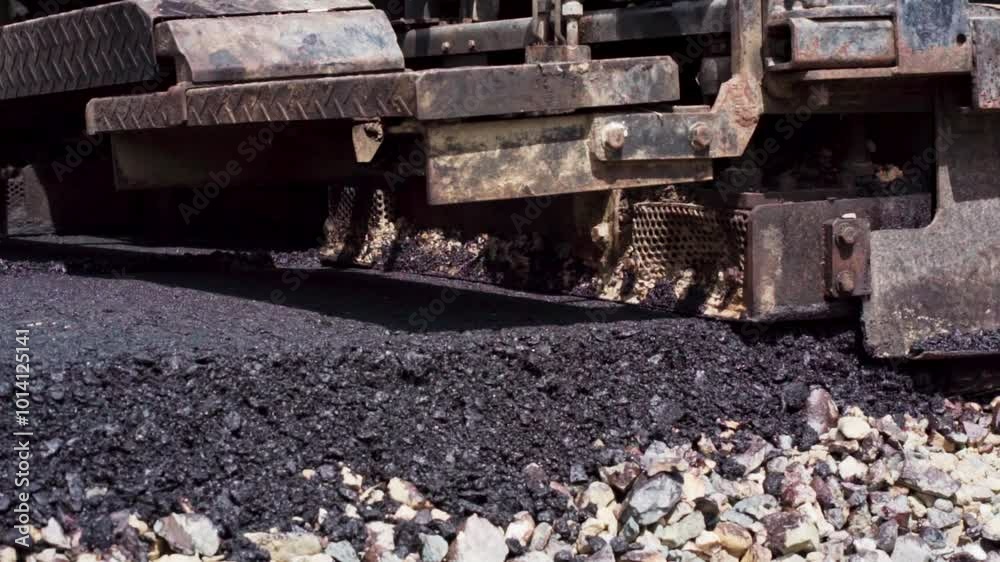 The process of asphalting and paving roads using asphalt compactor machines and steam roller compactors The process of asphalting and paving roads using asphalt compactor machines and steam roller compactors