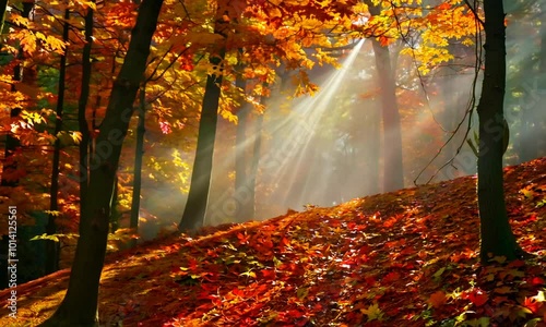 autumn in the forest