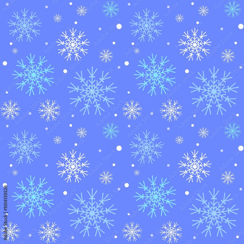 snowflakes seamless pattern blue and white snowflakes seamless pattern blue and white
