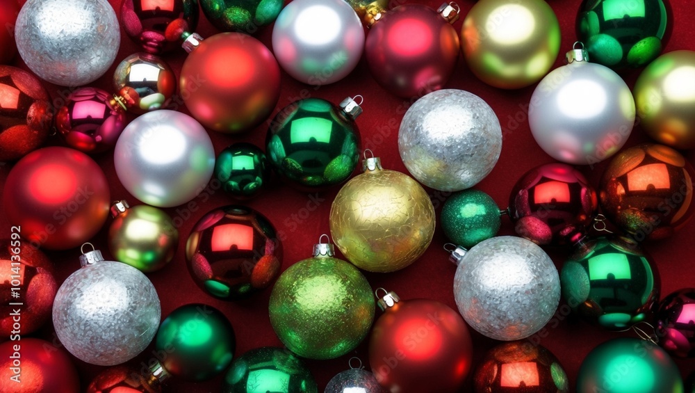 Christmas ball decoration - generative ai 