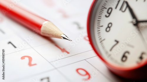 Wallpaper Mural A symbolic representation of a deadline, emphasizing urgency and the passage of time. This image illustrates the concept of timelines, time management, and the pressures of meeting due dates,  Torontodigital.ca