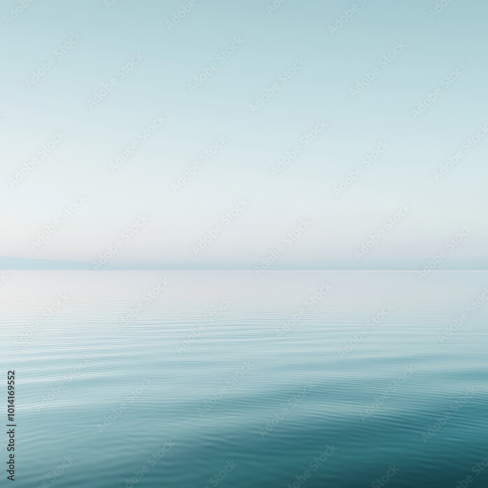 Fototapeta premium Simple quote design with a light blue gradient background, ideal for a calm and clean Facebook post.