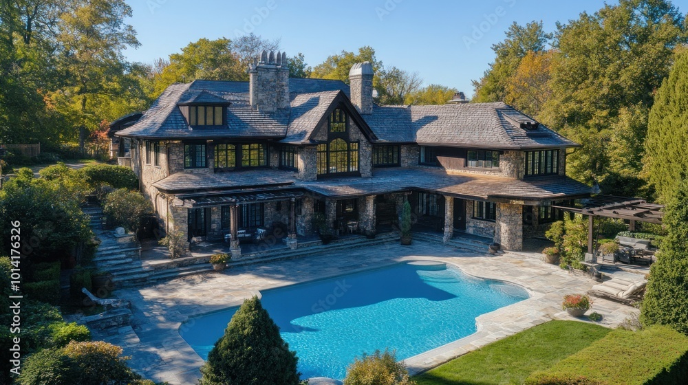 Luxury Home with Pool and Landscaping Luxury Home with Pool and Landscaping