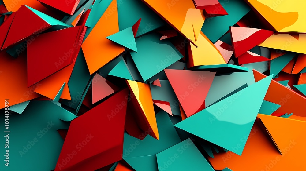 Abstract background of colorful geometric shapes. Abstract background of colorful geometric shapes.