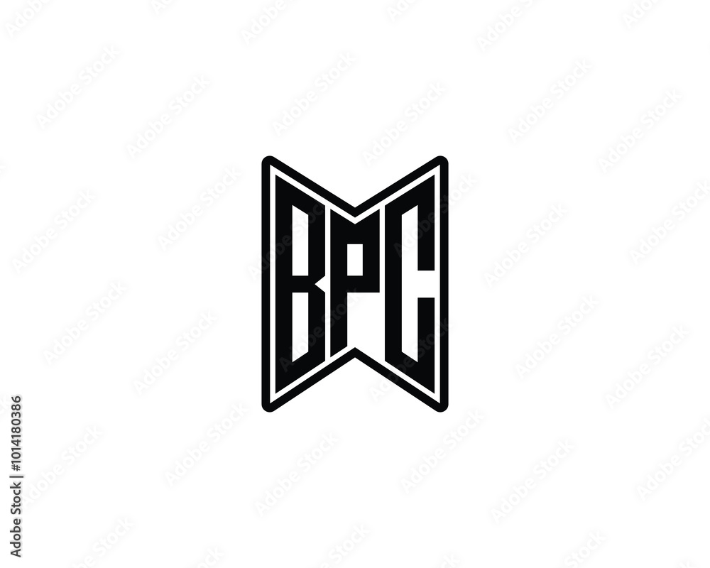 BPC logo design vector template. BPC