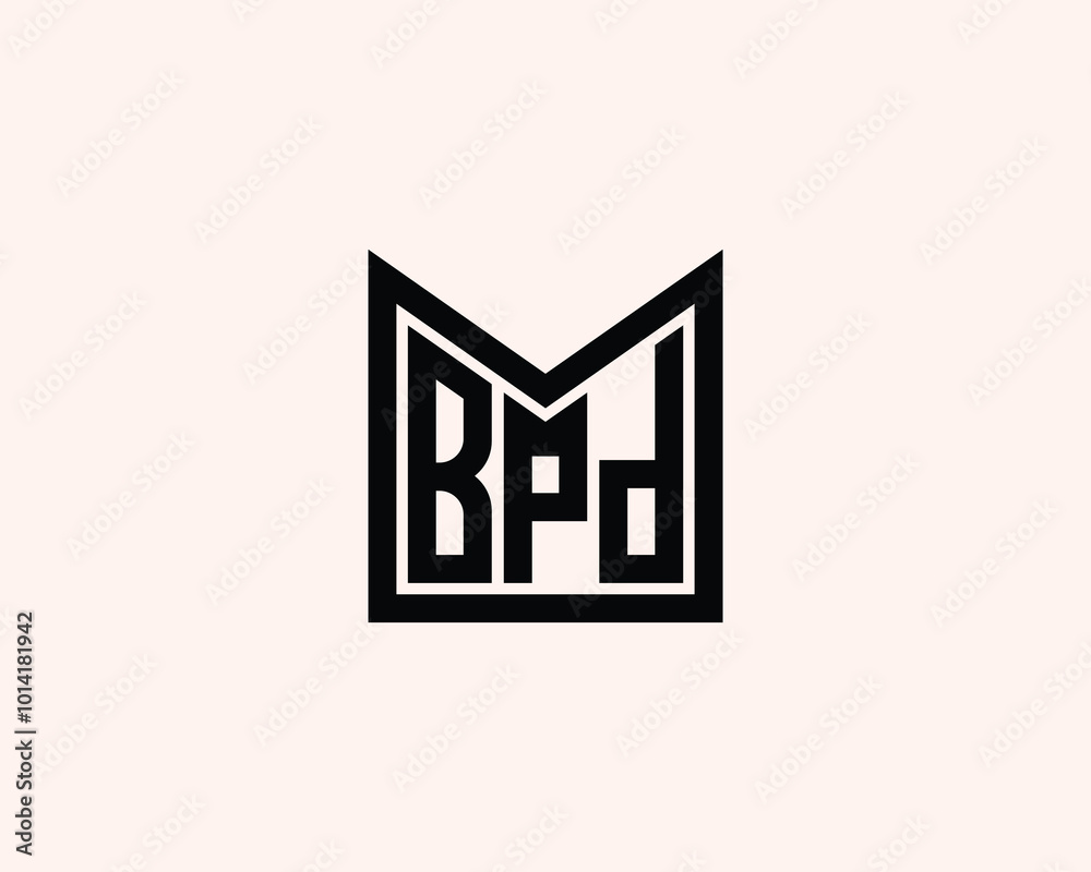 BPD logo design vector template. BPD BPD logo design vector template. BPD