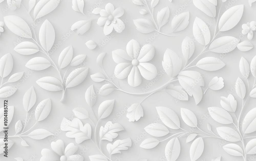 Fototapeta premium Retro style floral texture art background