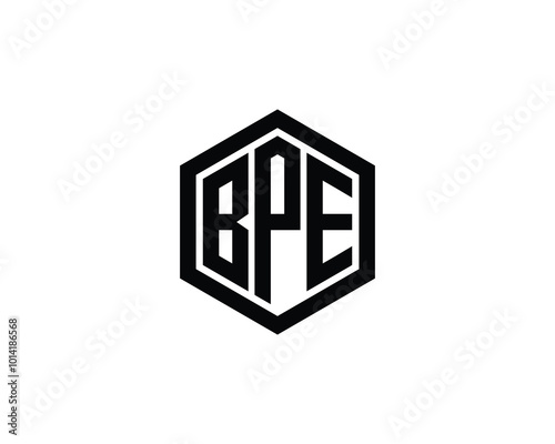 BPE logo design vector template. BPE