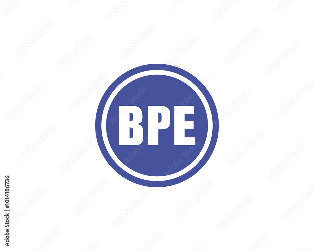 BPE logo design vector template. BPE BPE logo design vector template. BPE
