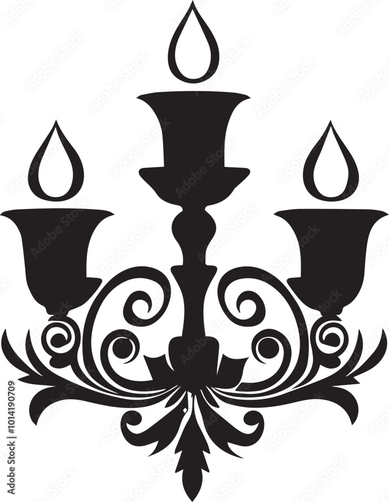 Fototapeta premium set of candles