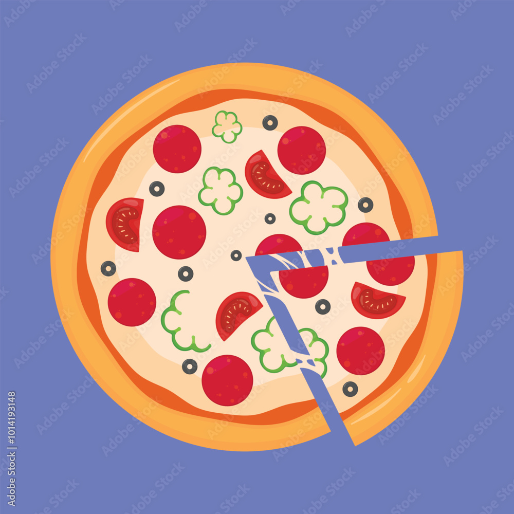 Pizza icon vector. Delicious Pizza vector icon. pizza vector illustration. pepperoni pizza Pizza icon vector. Delicious Pizza vector icon. pizza vector illustration. pepperoni pizza
