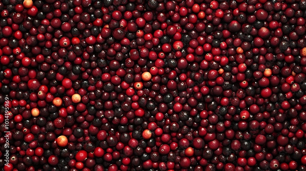 Fresh Cranberries Background Texture Fresh Cranberries Background Texture