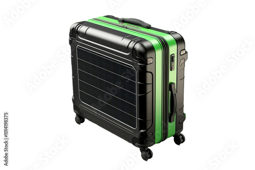 Smart Suitcase with Integrated Solar Panel photo