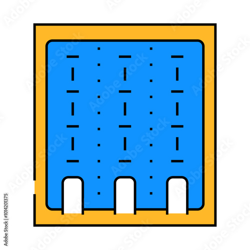 swimming pool line icon vector. swimming pool sign. isolated symbol illustration