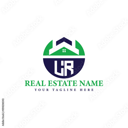 Real Estate Company Logo with House Icon