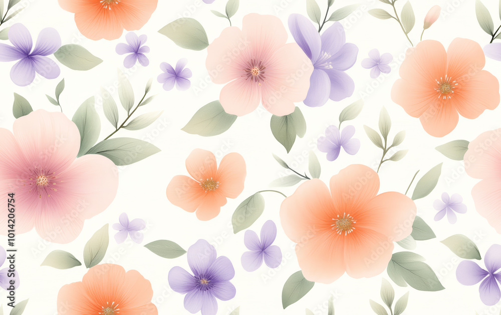 Retro style floral texture art background Retro style floral texture art background