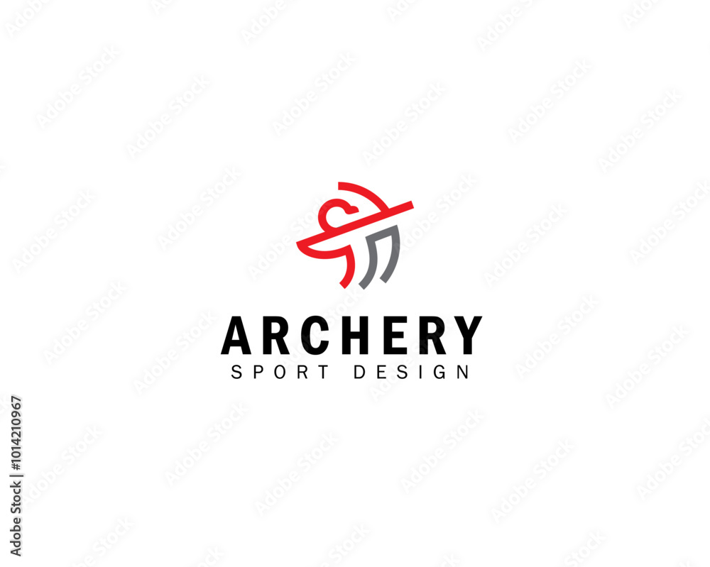 simple outline archery logo design, archer logo, clean and minimalist logo, sports logo vector template simple outline archery logo design, archer logo, clean and minimalist logo, sports logo vector template