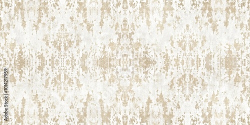 Abstract Beige and White Splotchy Pattern Seamlessly Repeating as a Distressed Background photo