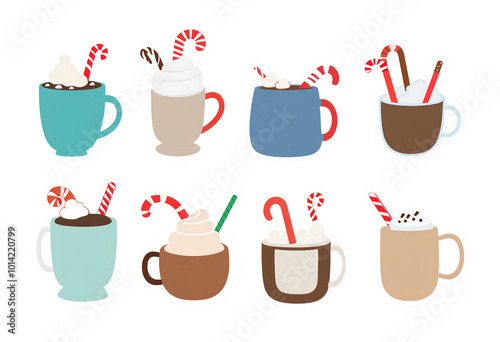 set of kinds of cream 