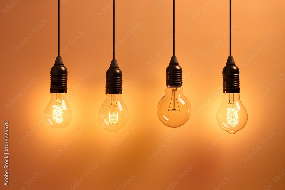 light bulb on the wall light bulb on the wall