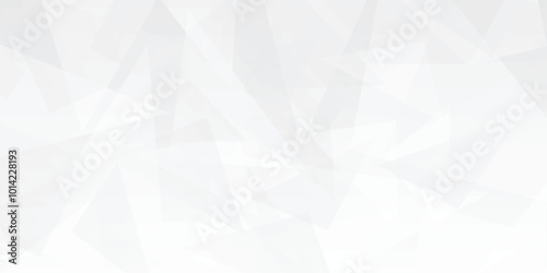 Abstract gray geometric shape design elements on white background, minimal style. Vector illustration