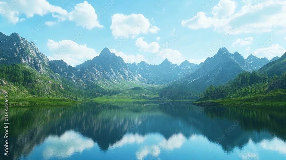 Tranquil Mountain Lake Tranquil Mountain Lake