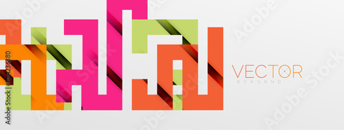 Color bend lines with shadow texture effect. Vector Illustration For Wallpaper, Banner, Background, Card, Book Illustration, landing page