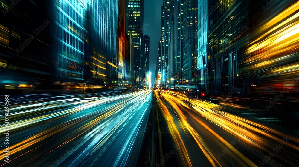 Moving forward motion blur background with light trails ,night scene. Moving forward motion blur background with light trails ,night scene.