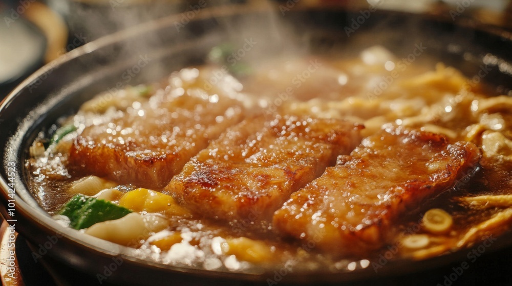 Delicious Asian Cuisine in Hot Pot Style Delicious Asian Cuisine in Hot Pot Style