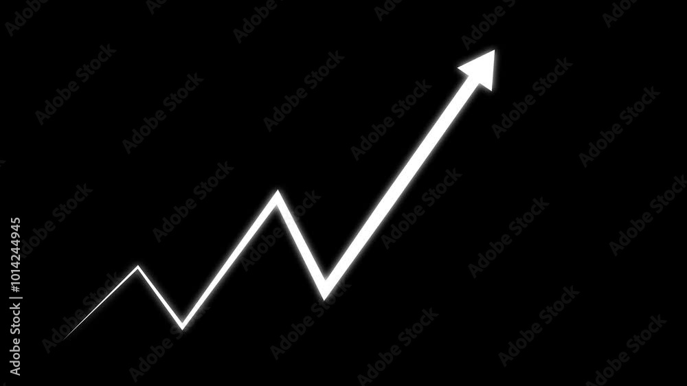 abstract business graph chart icon animation 4k abstract business graph chart icon animation 4k
