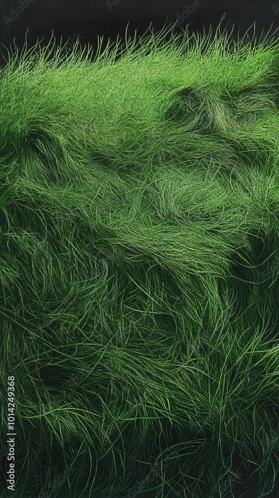 Close-up of Lush Green Grass Texture Close-up of Lush Green Grass Texture