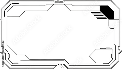 Abstract digital lines