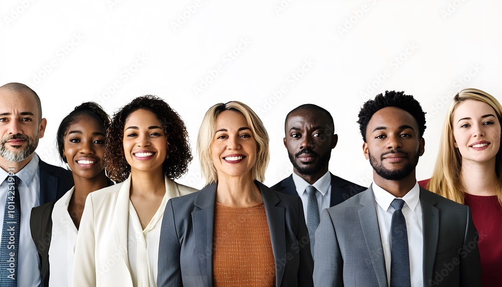 Diverse Group of Professionals in Suits and Business Attire Diverse Group of Professionals in Suits and Business Attire