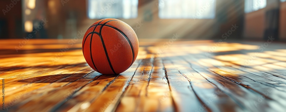A close-up of a basketball bouncing off the court, sharp focus on the ball and wood floor, A close-up of a basketball bouncing off the court, sharp focus on the ball and wood floor,