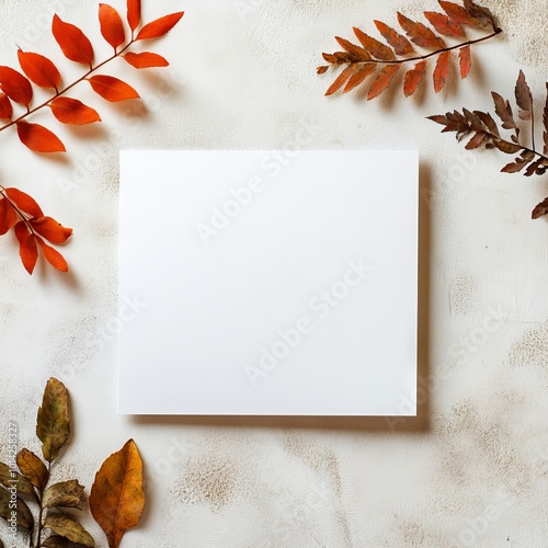 autumn leaves frame